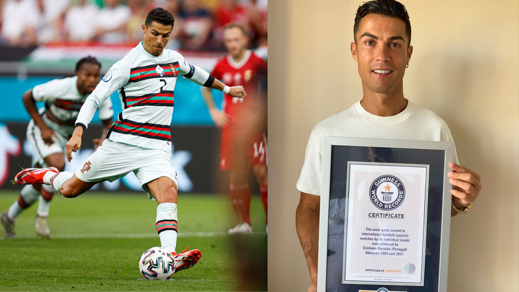 Ronaldo-header-striking-and-accepting-certificate