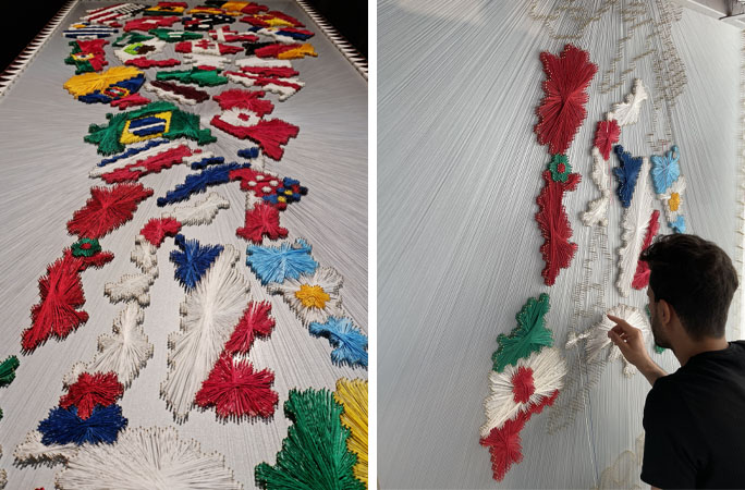 فنان الفيلوغرافيا العراقي سعيد هويدي يحصد رقمه القياسي الثالث بعمل ...