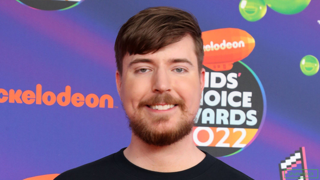 Mr beast at nickelodeon kids choice awards