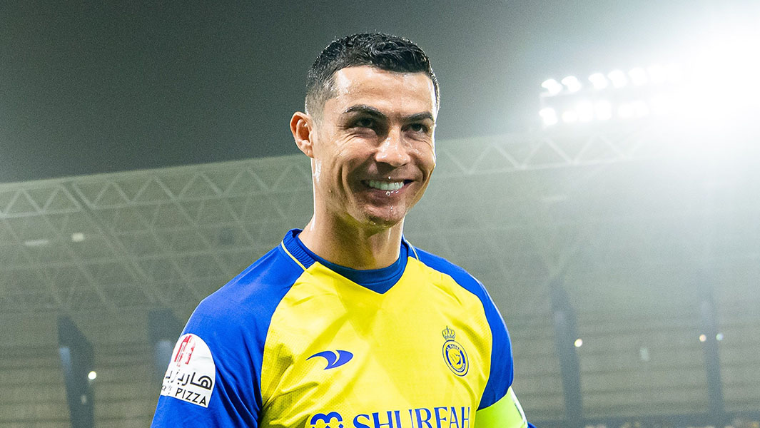 Cristiano Ronaldo smiling