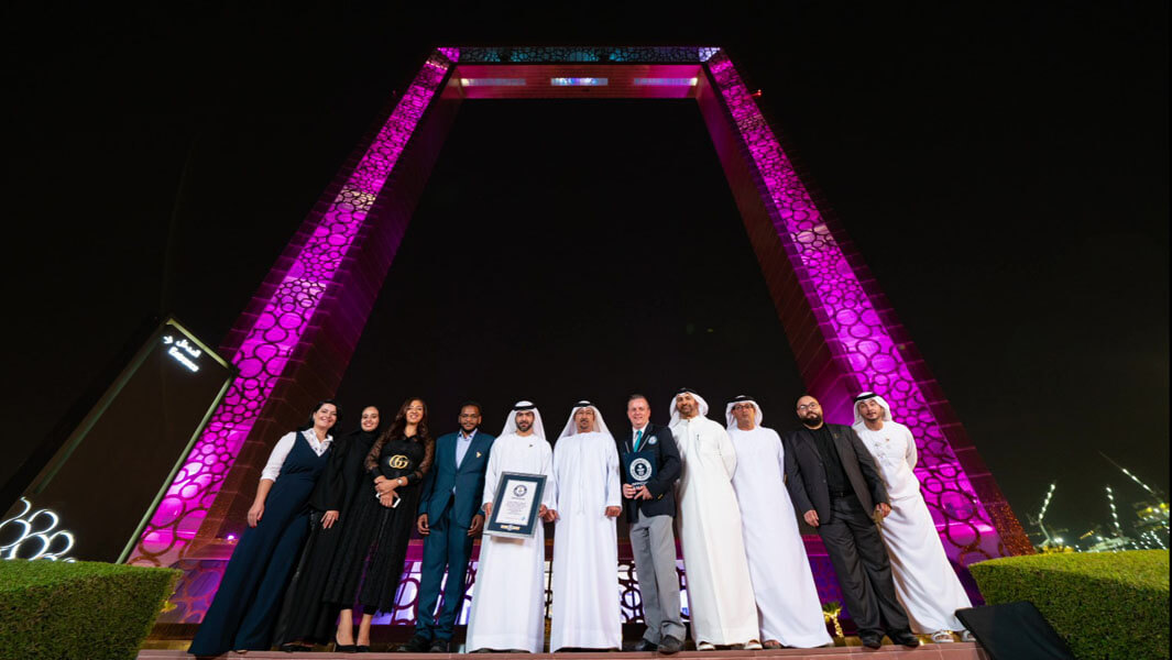 Dubai achieves a record for the largest building in the shape of a picture frame