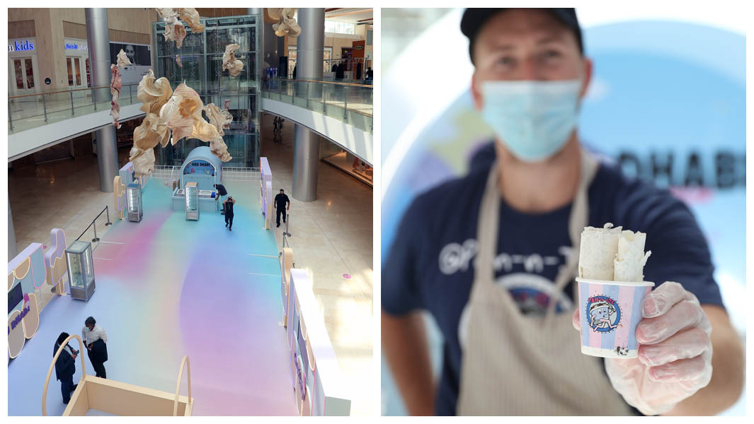 Collage images from Abu Dhabi Shopping and Dining Season