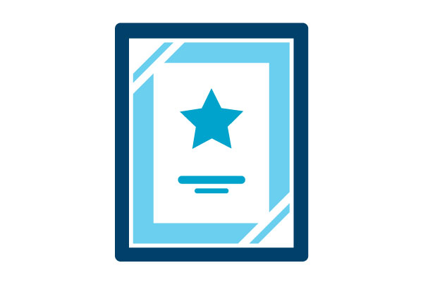 cartoon paper with star and lines underneath