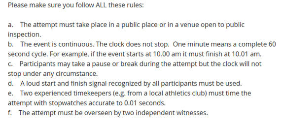 Guidelines - rules